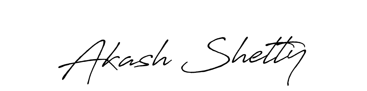 It looks lik you need a new signature style for name Akash Shetty. Design unique handwritten (Antro_Vectra_Bolder) signature with our free signature maker in just a few clicks. Akash Shetty signature style 7 images and pictures png