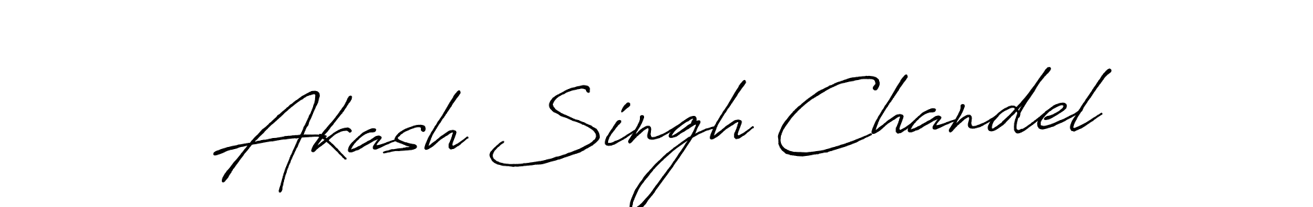 Akash Singh Chandel stylish signature style. Best Handwritten Sign (Antro_Vectra_Bolder) for my name. Handwritten Signature Collection Ideas for my name Akash Singh Chandel. Akash Singh Chandel signature style 7 images and pictures png