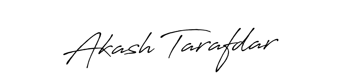 How to make Akash Tarafdar name signature. Use Antro_Vectra_Bolder style for creating short signs online. This is the latest handwritten sign. Akash Tarafdar signature style 7 images and pictures png