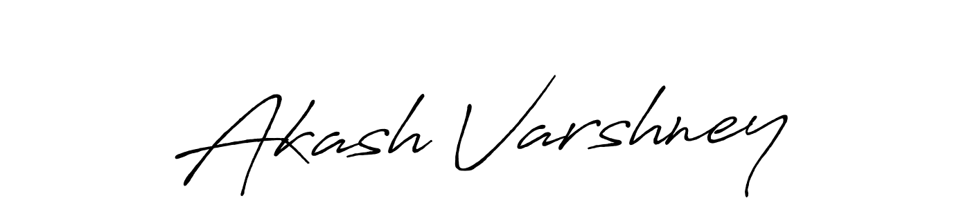 Also You can easily find your signature by using the search form. We will create Akash Varshney name handwritten signature images for you free of cost using Antro_Vectra_Bolder sign style. Akash Varshney signature style 7 images and pictures png