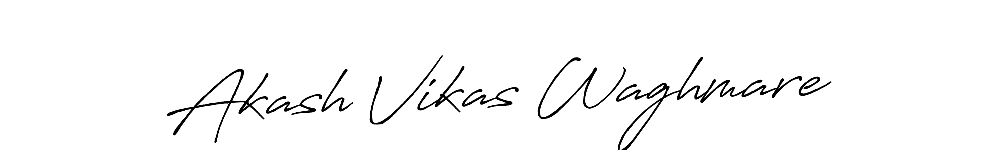 Also we have Akash Vikas Waghmare name is the best signature style. Create professional handwritten signature collection using Antro_Vectra_Bolder autograph style. Akash Vikas Waghmare signature style 7 images and pictures png