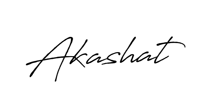 How to make Akashat name signature. Use Antro_Vectra_Bolder style for creating short signs online. This is the latest handwritten sign. Akashat signature style 7 images and pictures png