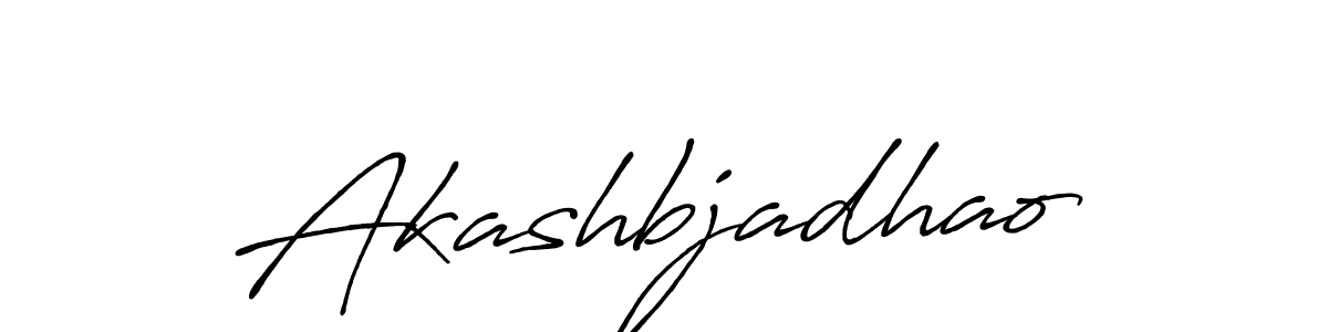 Make a beautiful signature design for name Akashbjadhao. Use this online signature maker to create a handwritten signature for free. Akashbjadhao signature style 7 images and pictures png