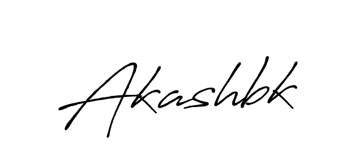 How to make Akashbk name signature. Use Antro_Vectra_Bolder style for creating short signs online. This is the latest handwritten sign. Akashbk signature style 7 images and pictures png