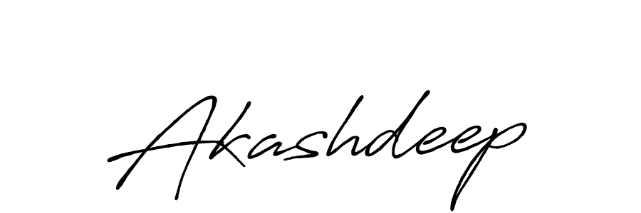 Make a beautiful signature design for name Akashdeep. With this signature (Antro_Vectra_Bolder) style, you can create a handwritten signature for free. Akashdeep signature style 7 images and pictures png