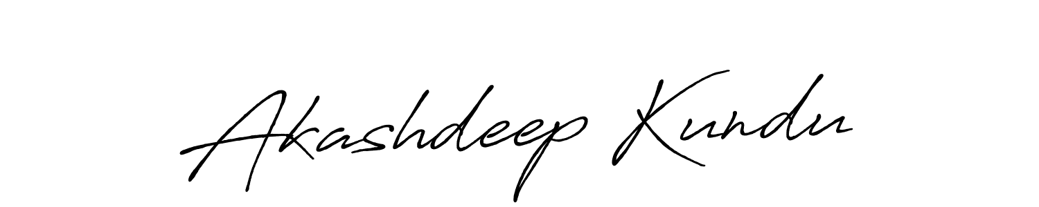 How to make Akashdeep Kundu name signature. Use Antro_Vectra_Bolder style for creating short signs online. This is the latest handwritten sign. Akashdeep Kundu signature style 7 images and pictures png