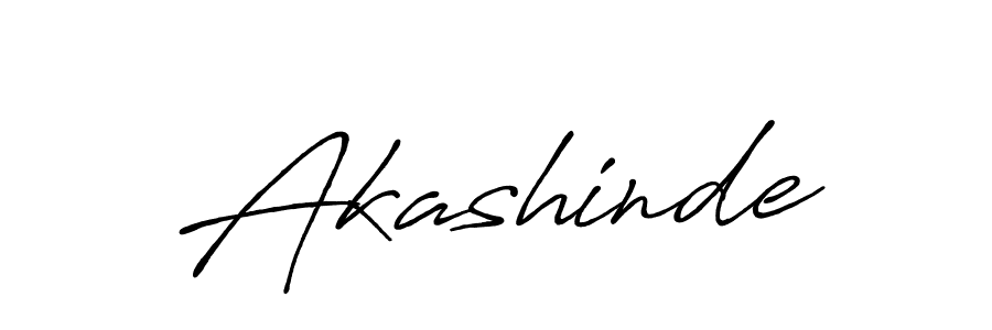 How to make Akashinde name signature. Use Antro_Vectra_Bolder style for creating short signs online. This is the latest handwritten sign. Akashinde signature style 7 images and pictures png