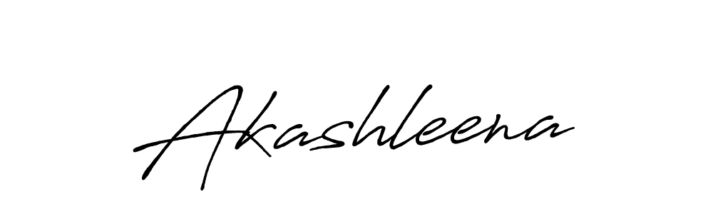 Create a beautiful signature design for name Akashleena. With this signature (Antro_Vectra_Bolder) fonts, you can make a handwritten signature for free. Akashleena signature style 7 images and pictures png