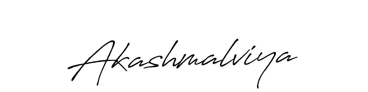 How to make Akashmalviya signature? Antro_Vectra_Bolder is a professional autograph style. Create handwritten signature for Akashmalviya name. Akashmalviya signature style 7 images and pictures png