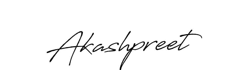 Design your own signature with our free online signature maker. With this signature software, you can create a handwritten (Antro_Vectra_Bolder) signature for name Akashpreet. Akashpreet signature style 7 images and pictures png