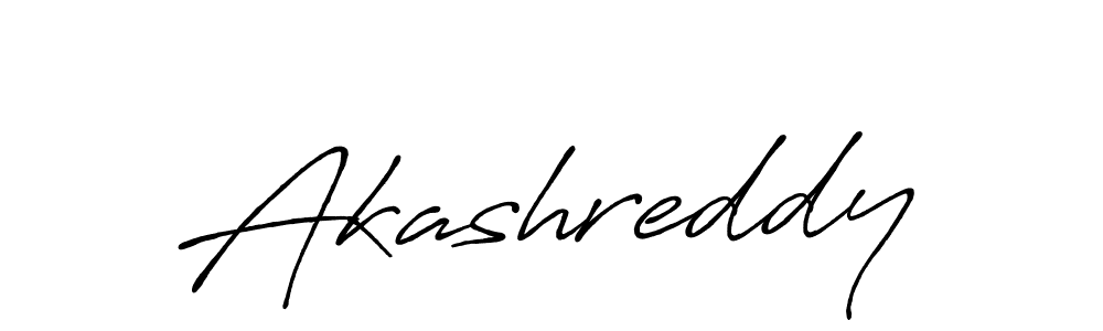 Also we have Akashreddy name is the best signature style. Create professional handwritten signature collection using Antro_Vectra_Bolder autograph style. Akashreddy signature style 7 images and pictures png