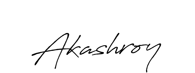 Design your own signature with our free online signature maker. With this signature software, you can create a handwritten (Antro_Vectra_Bolder) signature for name Akashroy. Akashroy signature style 7 images and pictures png