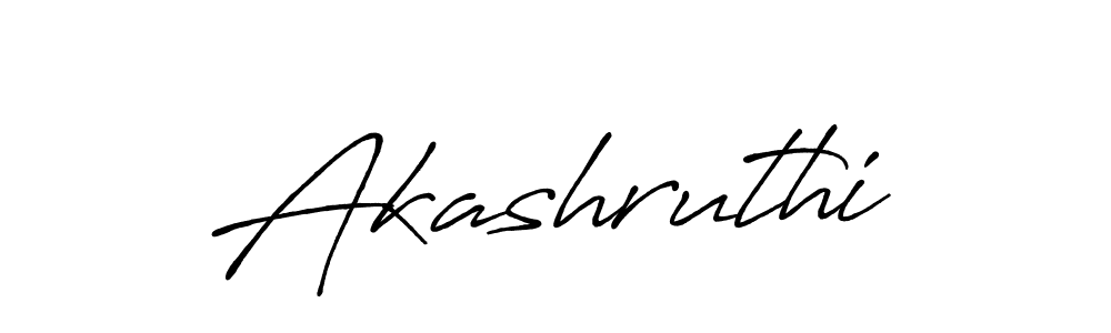 How to make Akashruthi name signature. Use Antro_Vectra_Bolder style for creating short signs online. This is the latest handwritten sign. Akashruthi signature style 7 images and pictures png