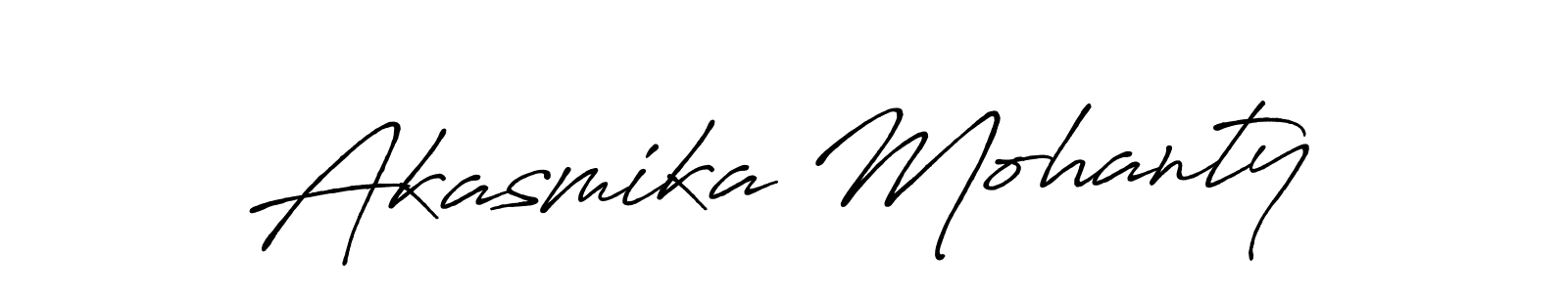 Make a beautiful signature design for name Akasmika Mohanty. Use this online signature maker to create a handwritten signature for free. Akasmika Mohanty signature style 7 images and pictures png