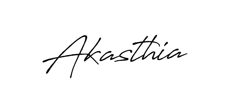 Design your own signature with our free online signature maker. With this signature software, you can create a handwritten (Antro_Vectra_Bolder) signature for name Akasthia. Akasthia signature style 7 images and pictures png