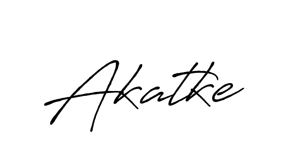 Once you've used our free online signature maker to create your best signature Antro_Vectra_Bolder style, it's time to enjoy all of the benefits that Akatke name signing documents. Akatke signature style 7 images and pictures png