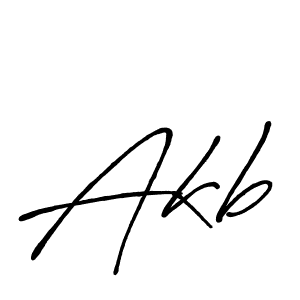 Akb stylish signature style. Best Handwritten Sign (Antro_Vectra_Bolder) for my name. Handwritten Signature Collection Ideas for my name Akb. Akb signature style 7 images and pictures png