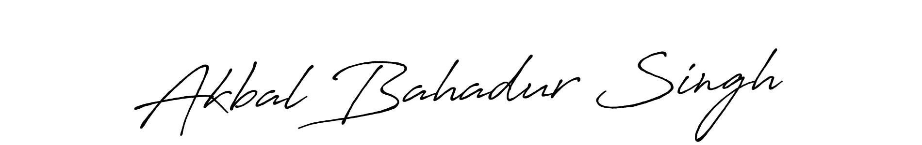 Use a signature maker to create a handwritten signature online. With this signature software, you can design (Antro_Vectra_Bolder) your own signature for name Akbal Bahadur Singh. Akbal Bahadur Singh signature style 7 images and pictures png