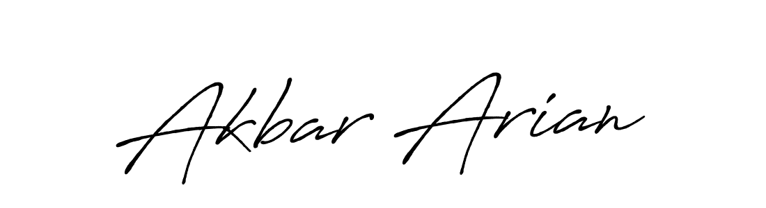 Make a beautiful signature design for name Akbar Arian. Use this online signature maker to create a handwritten signature for free. Akbar Arian signature style 7 images and pictures png