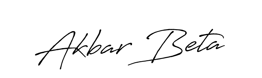 How to make Akbar Beta signature? Antro_Vectra_Bolder is a professional autograph style. Create handwritten signature for Akbar Beta name. Akbar Beta signature style 7 images and pictures png