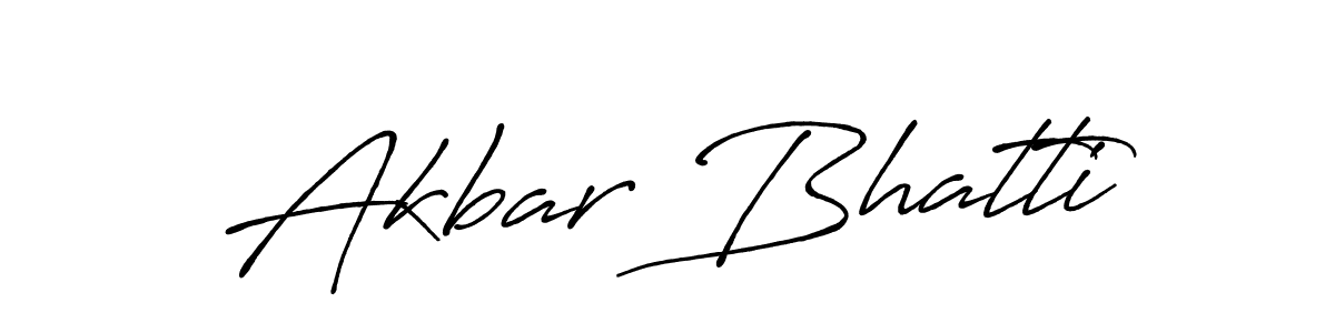 Also You can easily find your signature by using the search form. We will create Akbar Bhatti name handwritten signature images for you free of cost using Antro_Vectra_Bolder sign style. Akbar Bhatti signature style 7 images and pictures png