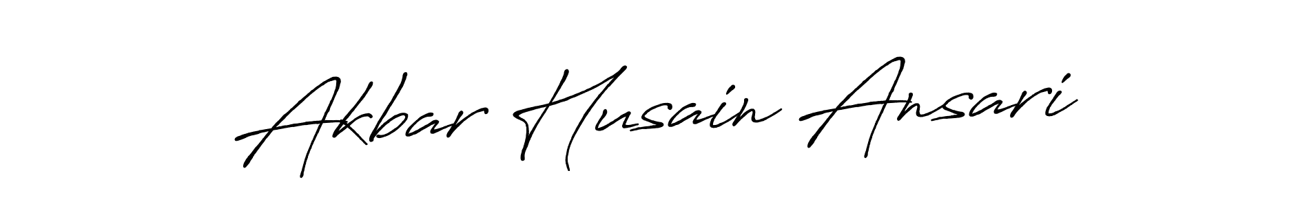 This is the best signature style for the Akbar Husain Ansari name. Also you like these signature font (Antro_Vectra_Bolder). Mix name signature. Akbar Husain Ansari signature style 7 images and pictures png