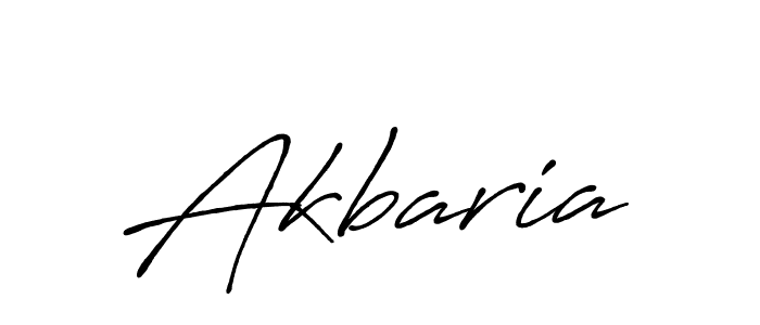 Design your own signature with our free online signature maker. With this signature software, you can create a handwritten (Antro_Vectra_Bolder) signature for name Akbaria. Akbaria signature style 7 images and pictures png