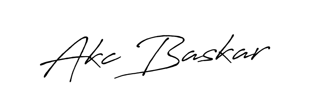 Also You can easily find your signature by using the search form. We will create Akc Baskar name handwritten signature images for you free of cost using Antro_Vectra_Bolder sign style. Akc Baskar signature style 7 images and pictures png