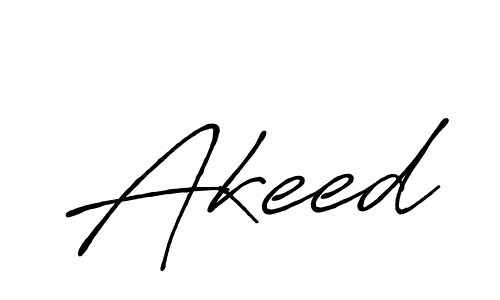How to make Akeed name signature. Use Antro_Vectra_Bolder style for creating short signs online. This is the latest handwritten sign. Akeed signature style 7 images and pictures png