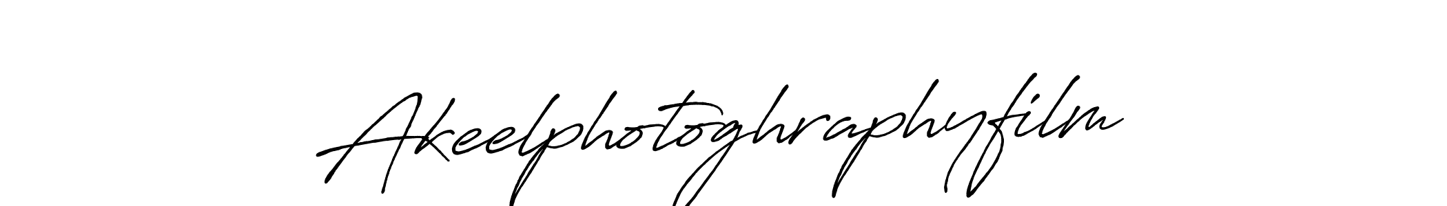 Design your own signature with our free online signature maker. With this signature software, you can create a handwritten (Antro_Vectra_Bolder) signature for name Akeelphotoghraphyfilm. Akeelphotoghraphyfilm signature style 7 images and pictures png