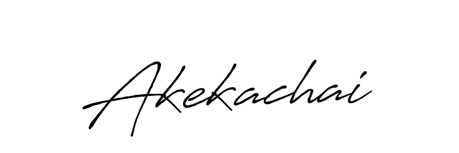 Make a beautiful signature design for name Akekachai. With this signature (Antro_Vectra_Bolder) style, you can create a handwritten signature for free. Akekachai signature style 7 images and pictures png