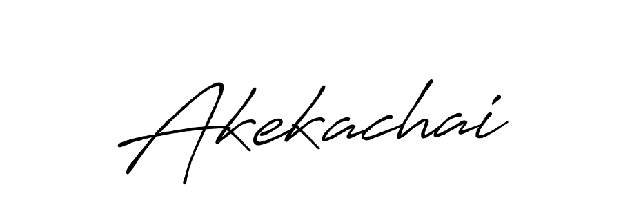 Make a beautiful signature design for name Akekachai. With this signature (Antro_Vectra_Bolder) style, you can create a handwritten signature for free. Akekachai signature style 7 images and pictures png