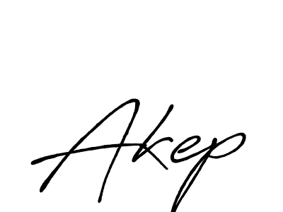 Once you've used our free online signature maker to create your best signature Antro_Vectra_Bolder style, it's time to enjoy all of the benefits that Akep name signing documents. Akep signature style 7 images and pictures png
