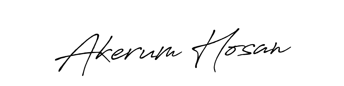 You should practise on your own different ways (Antro_Vectra_Bolder) to write your name (Akerum Hosan) in signature. don't let someone else do it for you. Akerum Hosan signature style 7 images and pictures png