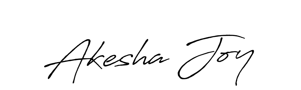 It looks lik you need a new signature style for name Akesha Joy. Design unique handwritten (Antro_Vectra_Bolder) signature with our free signature maker in just a few clicks. Akesha Joy signature style 7 images and pictures png