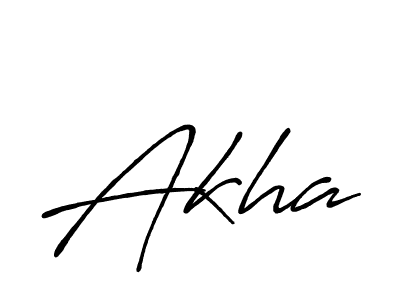 How to Draw Akha signature style? Antro_Vectra_Bolder is a latest design signature styles for name Akha. Akha signature style 7 images and pictures png