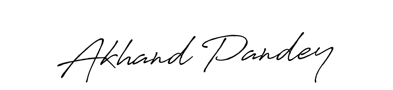 Make a short Akhand Pandey signature style. Manage your documents anywhere anytime using Antro_Vectra_Bolder. Create and add eSignatures, submit forms, share and send files easily. Akhand Pandey signature style 7 images and pictures png
