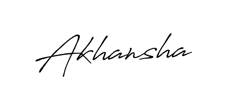 You can use this online signature creator to create a handwritten signature for the name Akhansha. This is the best online autograph maker. Akhansha signature style 7 images and pictures png