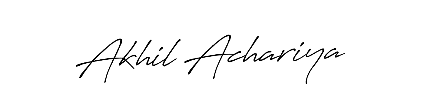 You can use this online signature creator to create a handwritten signature for the name Akhil Achariya. This is the best online autograph maker. Akhil Achariya signature style 7 images and pictures png