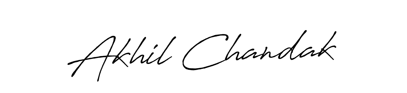 Also You can easily find your signature by using the search form. We will create Akhil Chandak name handwritten signature images for you free of cost using Antro_Vectra_Bolder sign style. Akhil Chandak signature style 7 images and pictures png