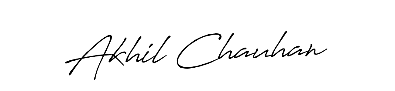 You can use this online signature creator to create a handwritten signature for the name Akhil Chauhan. This is the best online autograph maker. Akhil Chauhan signature style 7 images and pictures png