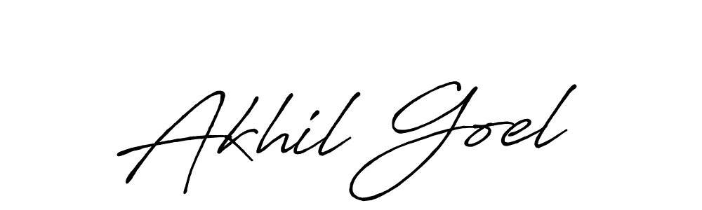 It looks lik you need a new signature style for name Akhil Goel. Design unique handwritten (Antro_Vectra_Bolder) signature with our free signature maker in just a few clicks. Akhil Goel signature style 7 images and pictures png