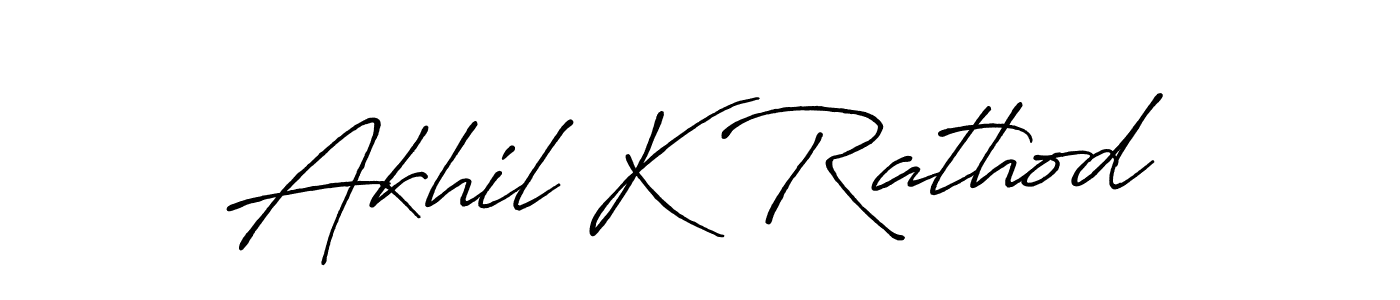 How to make Akhil K Rathod signature? Antro_Vectra_Bolder is a professional autograph style. Create handwritten signature for Akhil K Rathod name. Akhil K Rathod signature style 7 images and pictures png