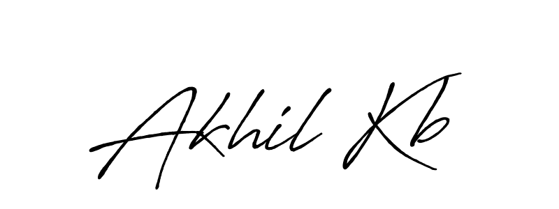 It looks lik you need a new signature style for name Akhil Kb. Design unique handwritten (Antro_Vectra_Bolder) signature with our free signature maker in just a few clicks. Akhil Kb signature style 7 images and pictures png