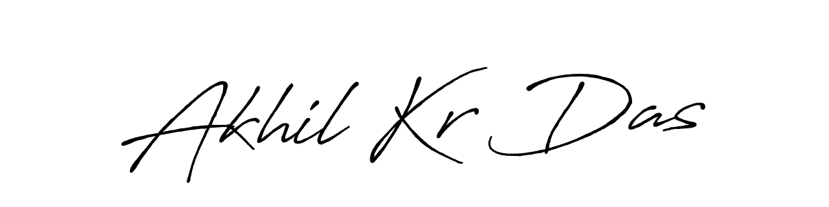 Akhil Kr Das stylish signature style. Best Handwritten Sign (Antro_Vectra_Bolder) for my name. Handwritten Signature Collection Ideas for my name Akhil Kr Das. Akhil Kr Das signature style 7 images and pictures png