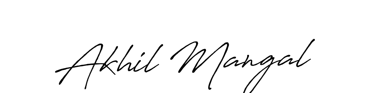 The best way (Antro_Vectra_Bolder) to make a short signature is to pick only two or three words in your name. The name Akhil Mangal include a total of six letters. For converting this name. Akhil Mangal signature style 7 images and pictures png