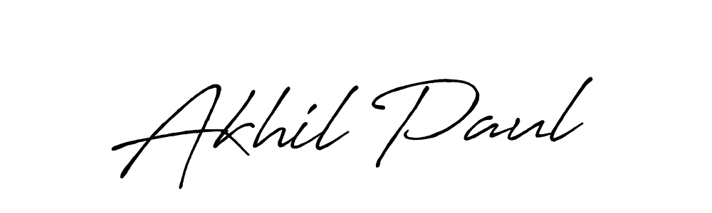 How to make Akhil Paul signature? Antro_Vectra_Bolder is a professional autograph style. Create handwritten signature for Akhil Paul name. Akhil Paul signature style 7 images and pictures png