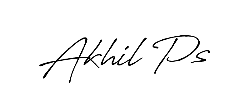 How to Draw Akhil Ps signature style? Antro_Vectra_Bolder is a latest design signature styles for name Akhil Ps. Akhil Ps signature style 7 images and pictures png