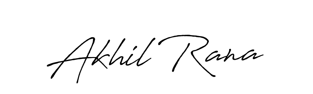 Also we have Akhil Rana name is the best signature style. Create professional handwritten signature collection using Antro_Vectra_Bolder autograph style. Akhil Rana signature style 7 images and pictures png