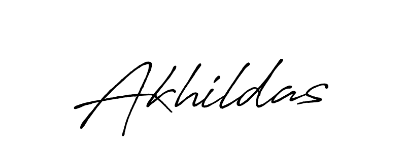 How to make Akhildas signature? Antro_Vectra_Bolder is a professional autograph style. Create handwritten signature for Akhildas name. Akhildas signature style 7 images and pictures png